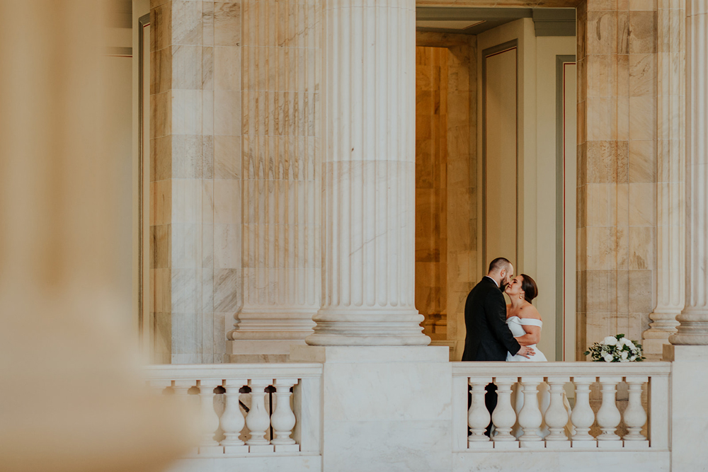 Wedding photos in the Senate building, washington D.C.